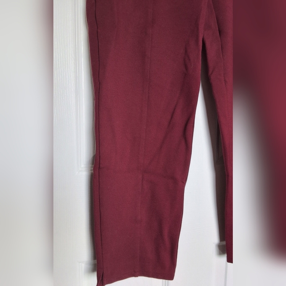 Modcloth XL Side Zip Cropped Comfort Dress Pants Pockets Holiday Casual Workwear - Picture 4 of 13